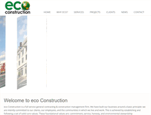 Tablet Screenshot of ecoconstructionar.com